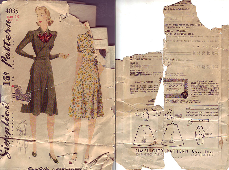 Size 10-12-14 - 1941 Dress