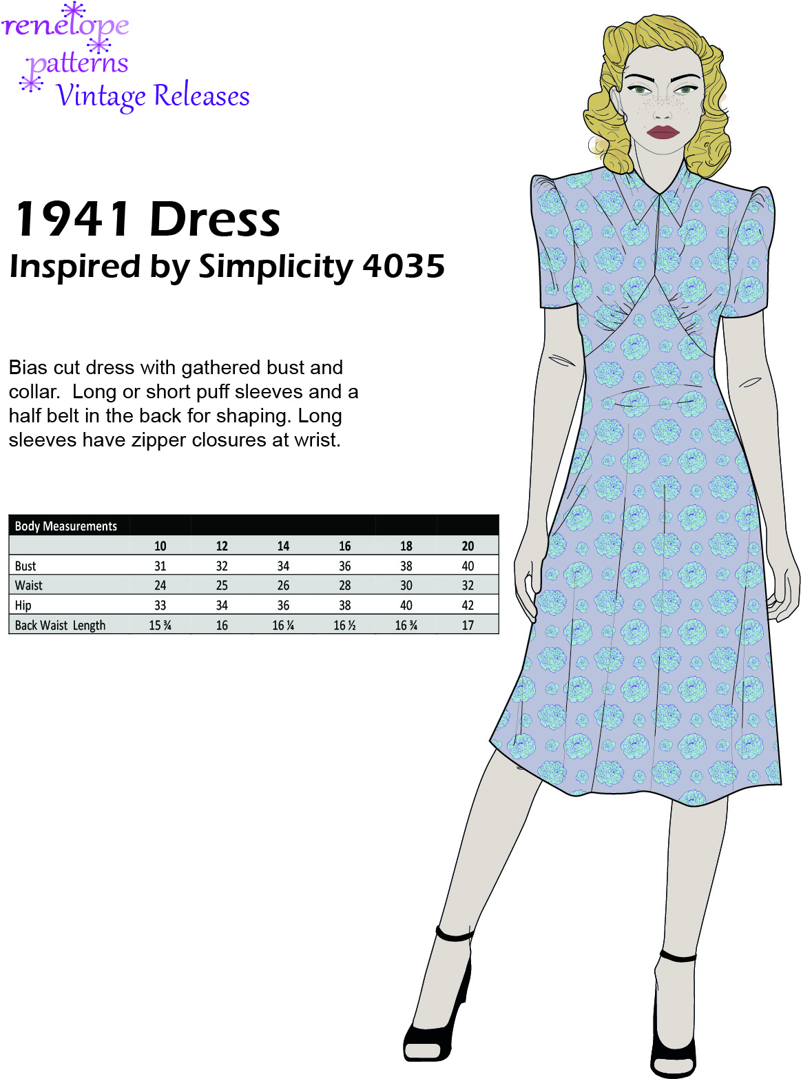 Size 10-12-14 - 1941 Dress