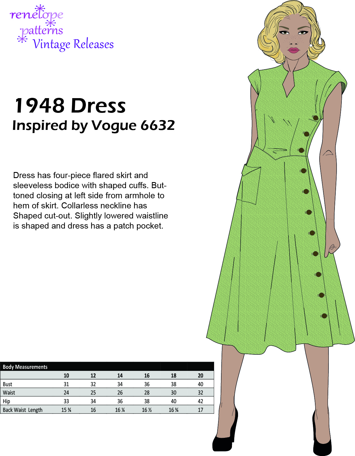 Size 10-12-14 - 1948 Dress
