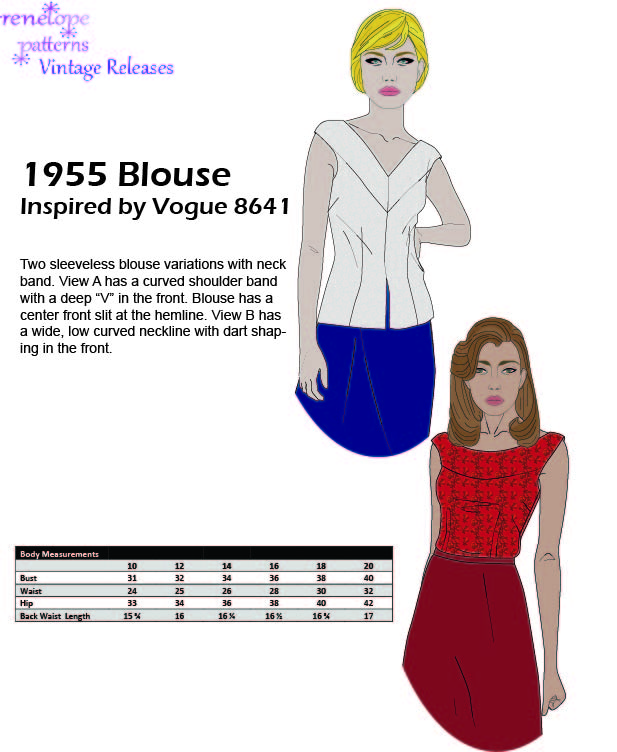 Size 16-18-20 - 1955 Blouse