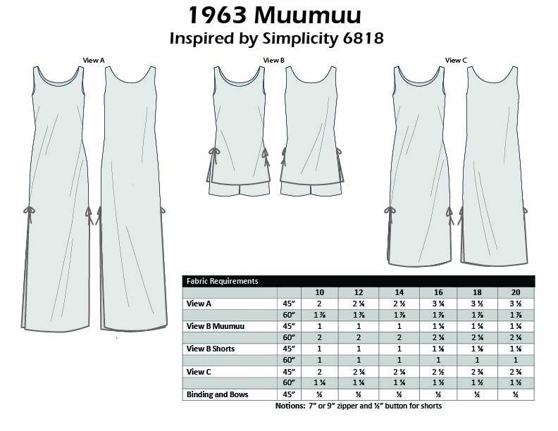 Size 16-18-20 - 1963 Muumuu