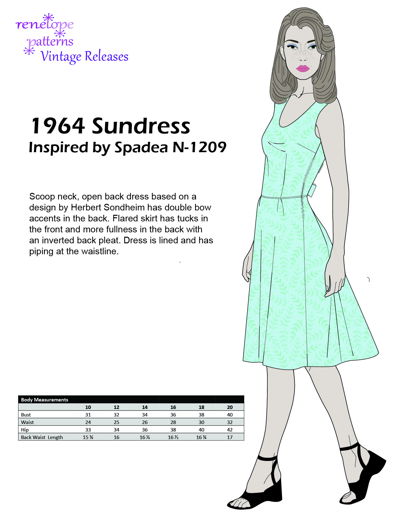 Size 10-12-14 - 1964 Sundress