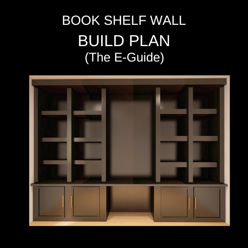 Book Shelf Wall Build Plan