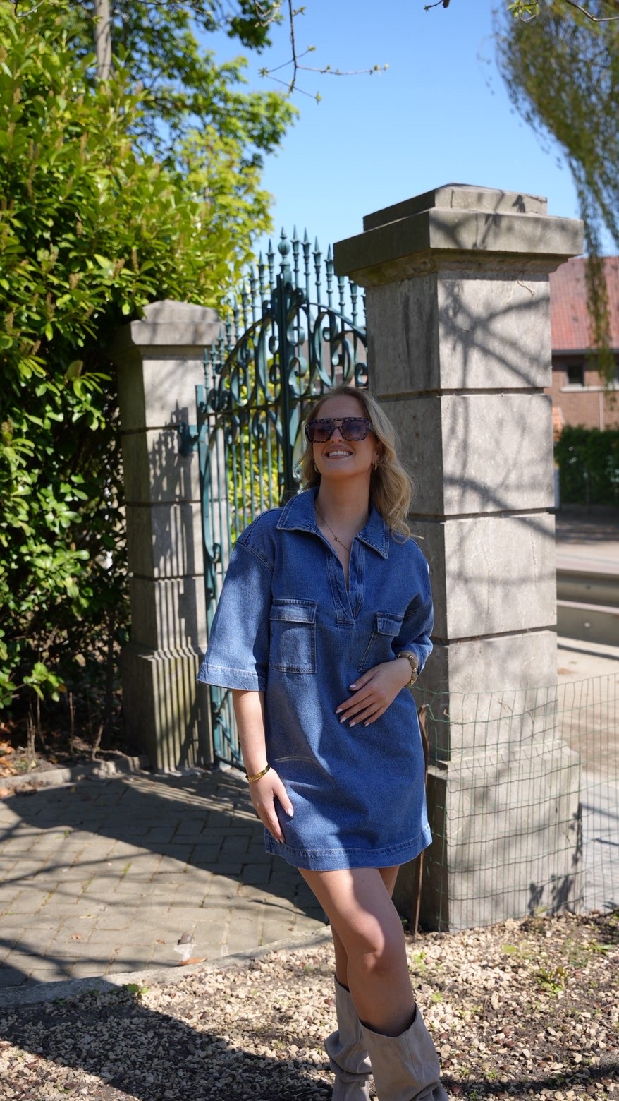 Robe en jean