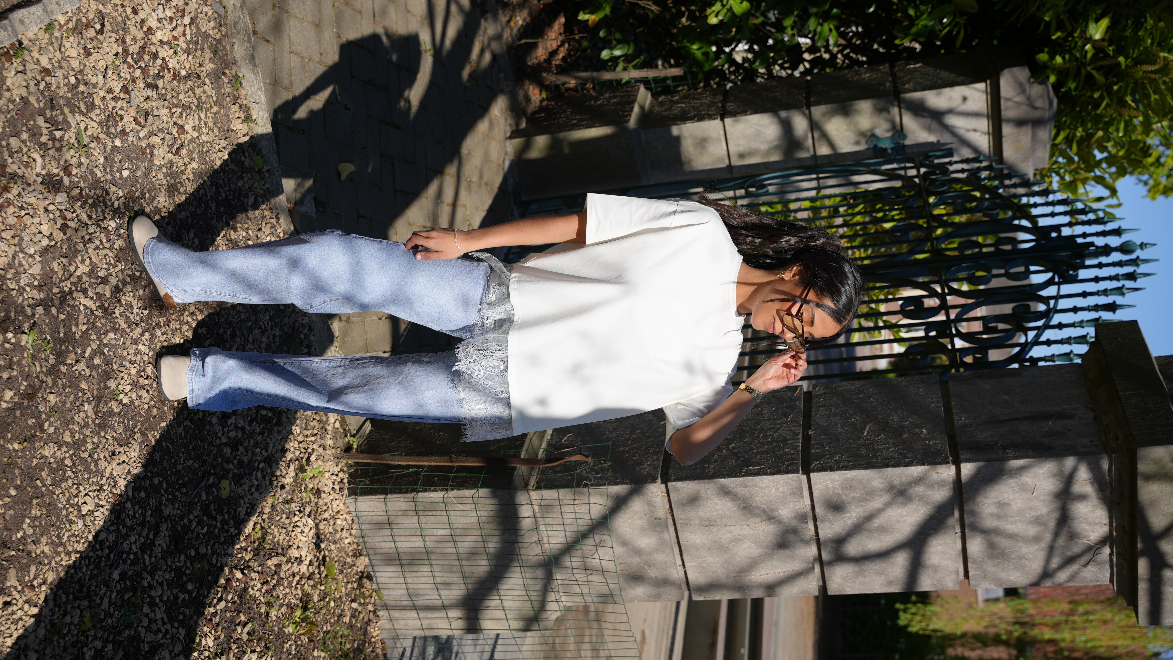 T-shirt Tino blanc oversize 