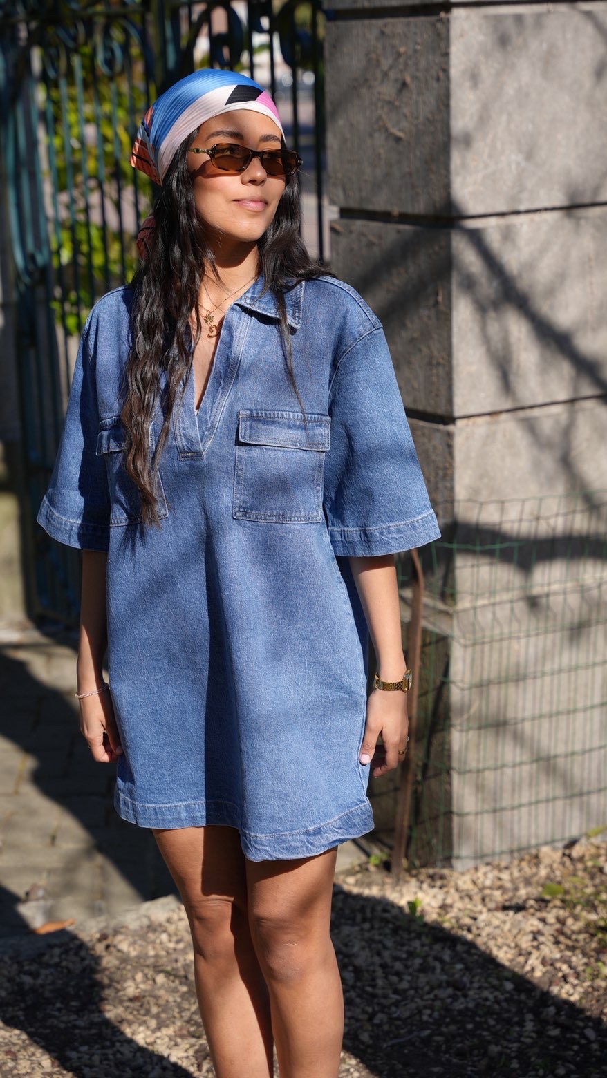 Robe en jean