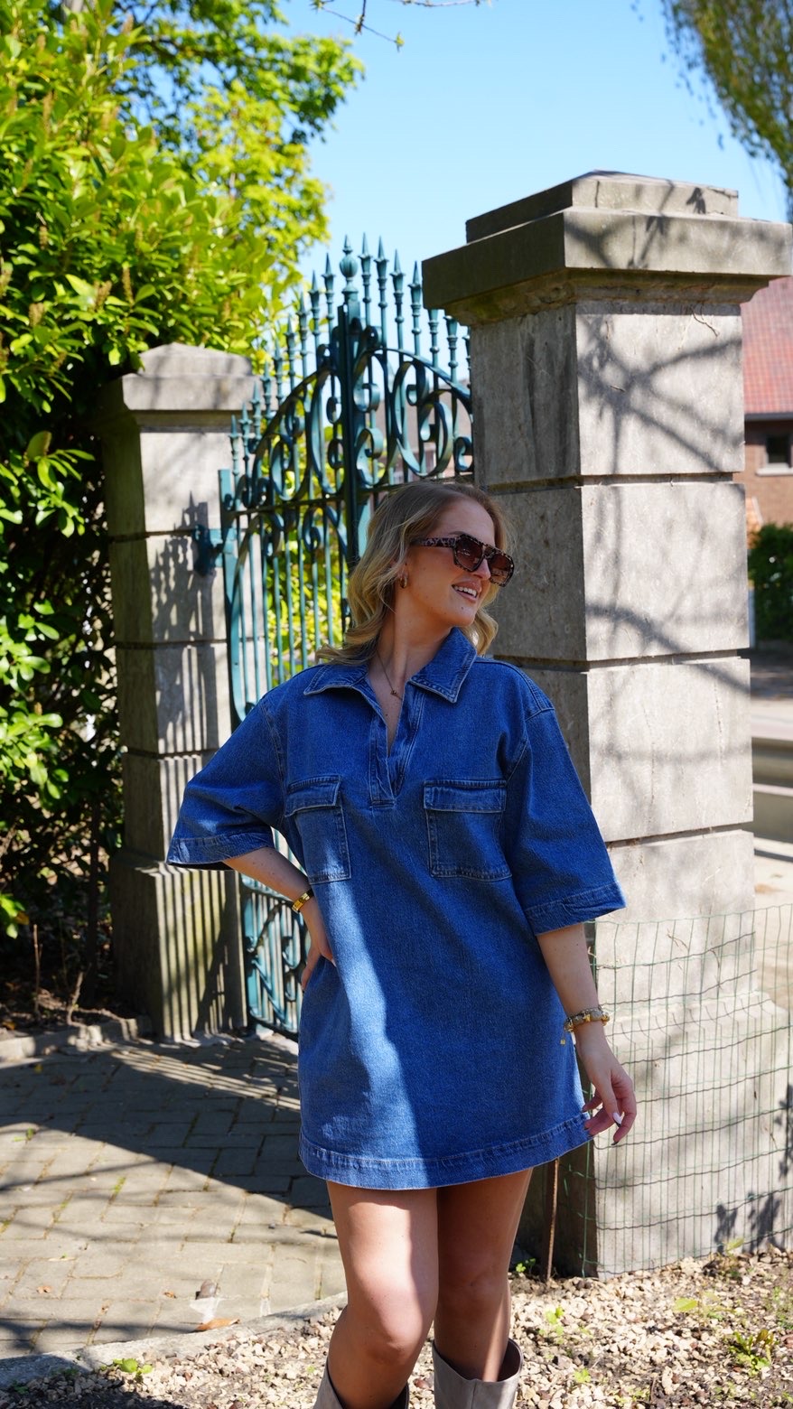 Robe en jean