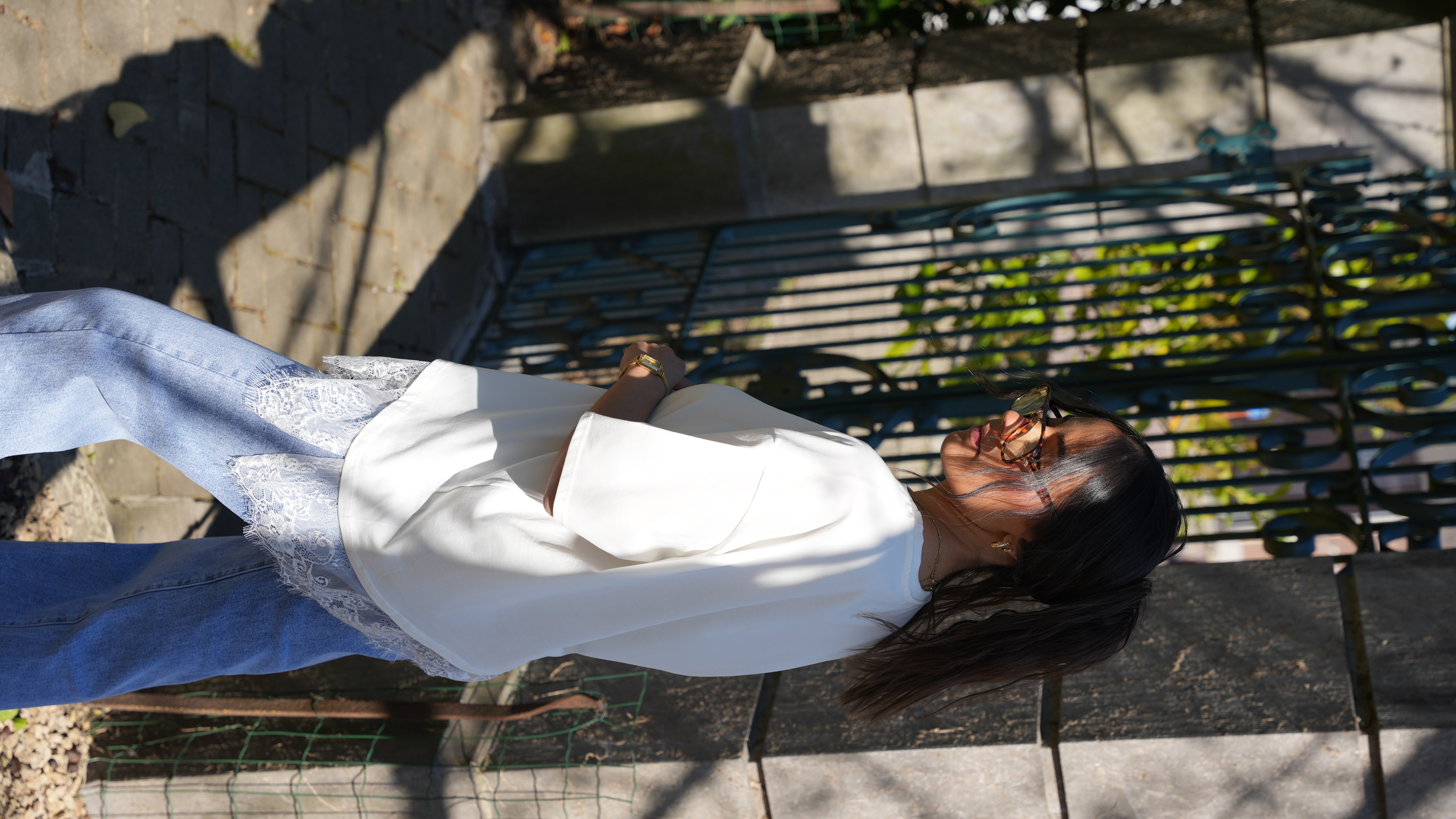 T-shirt Tino blanc oversize 
