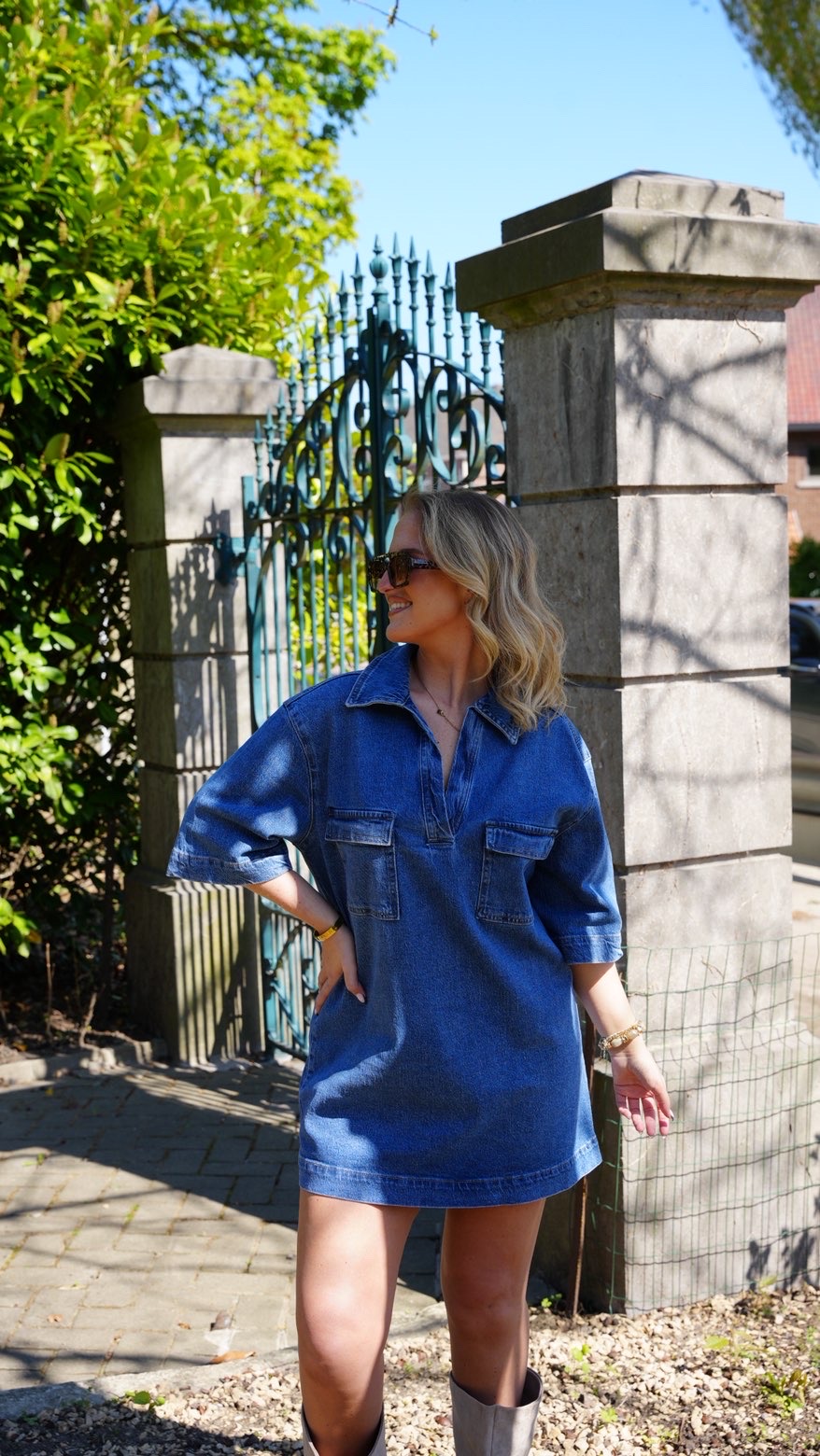 Robe en jean