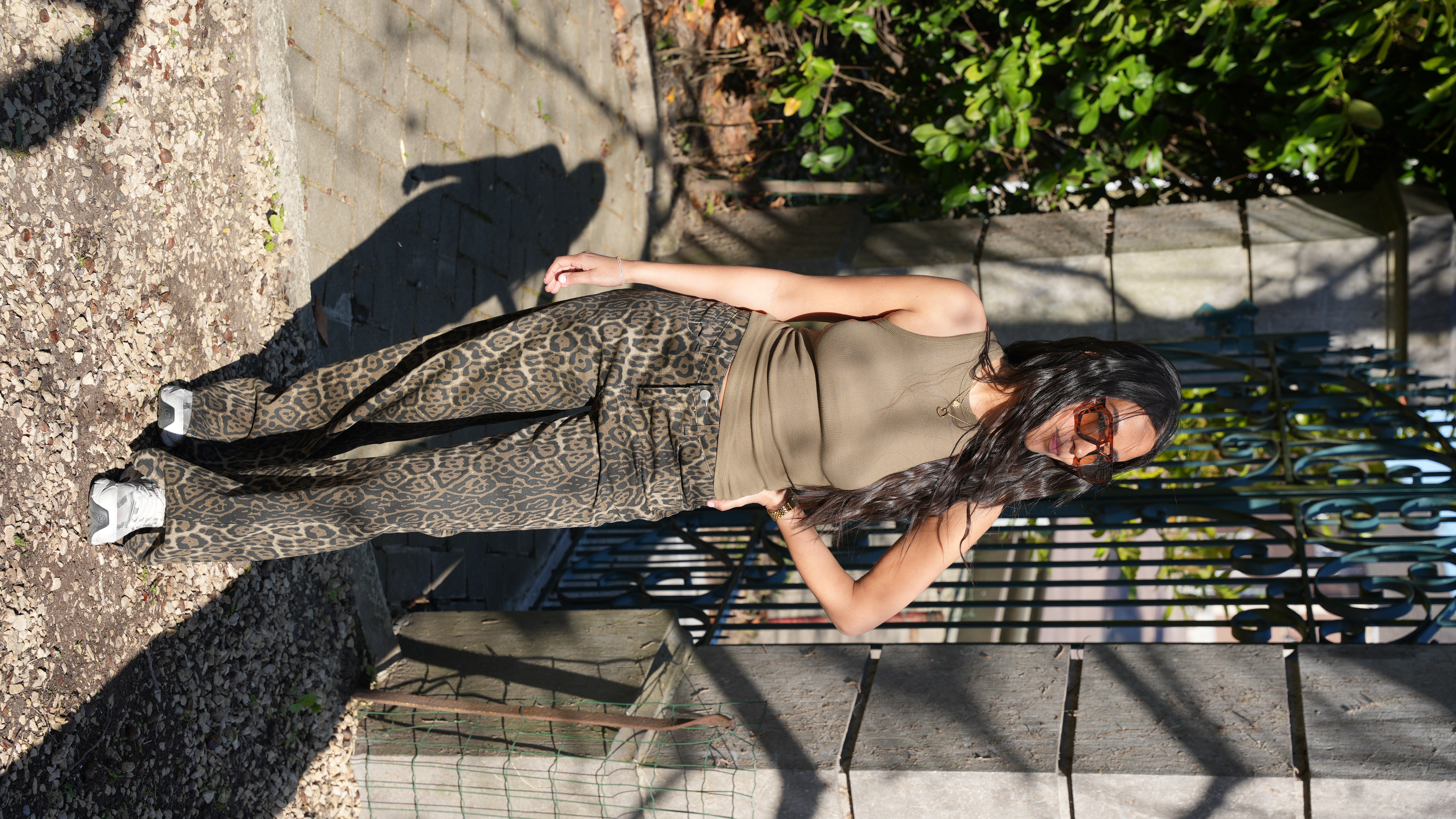 Pantalon Piro léopard femme