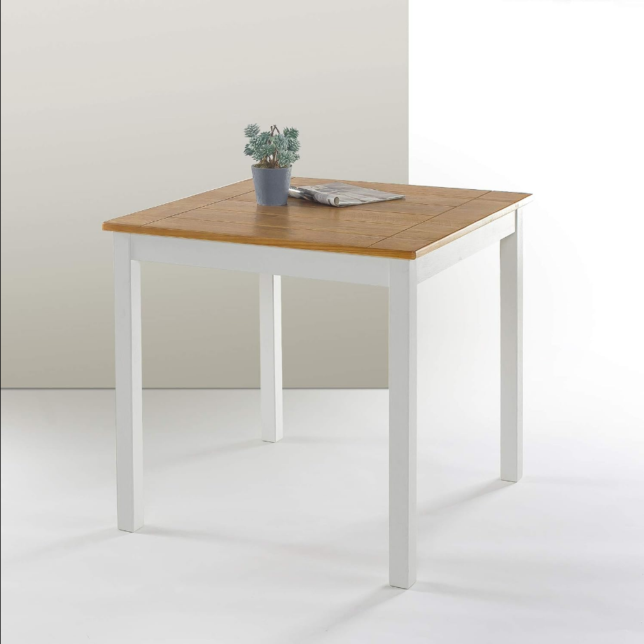 Becky Farmhouse Square Wood Dining Table