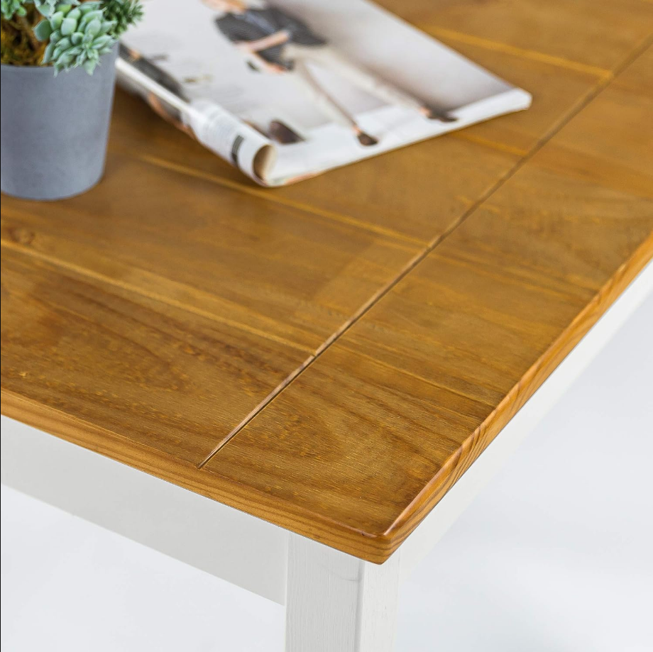 Becky Farmhouse Square Wood Dining Table
