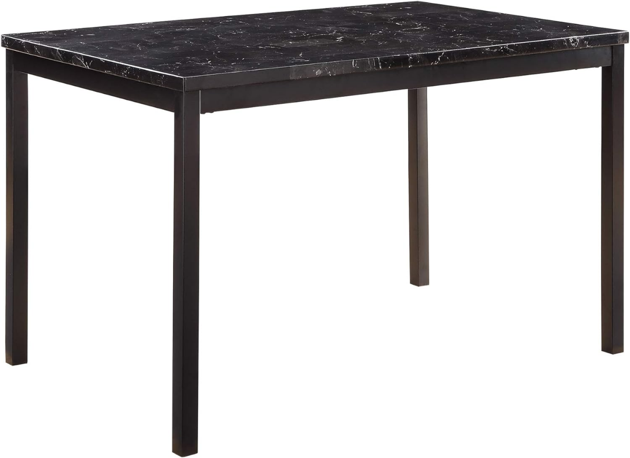 Tempe 48" x 30" Dining Table, Black