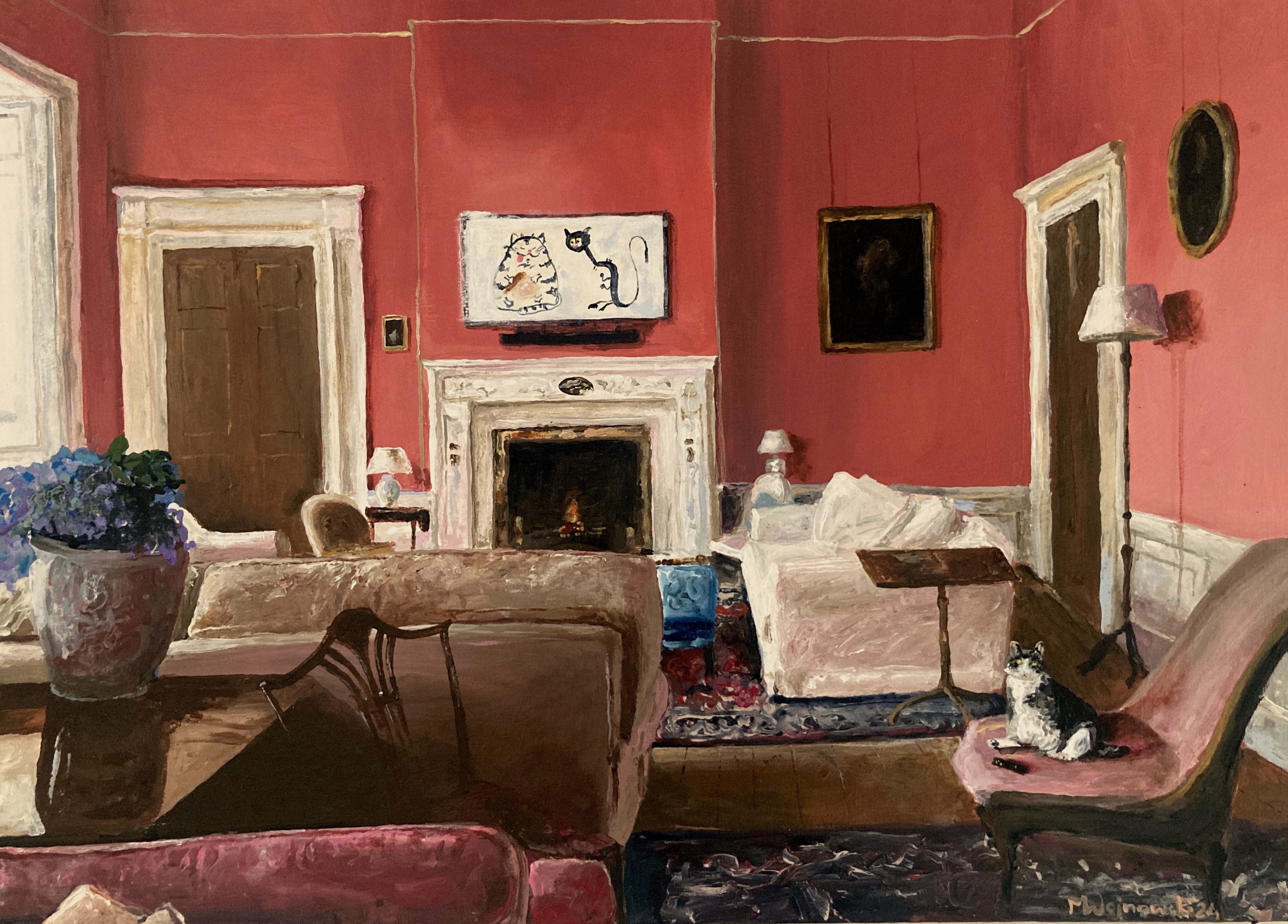 Fat Cat At Home