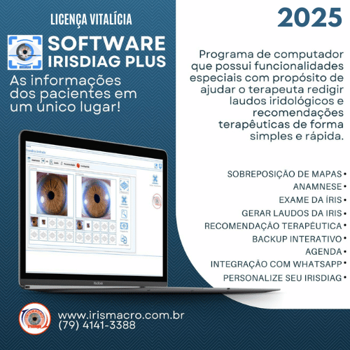 IRISDIAG PLUS 2025 - SOFTWARE LICENÇA VITALÍCIA 