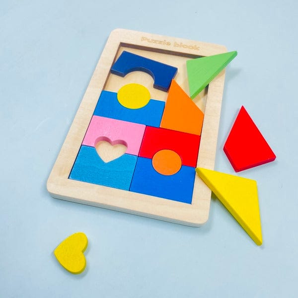 Wooden Tetris Puzzle 