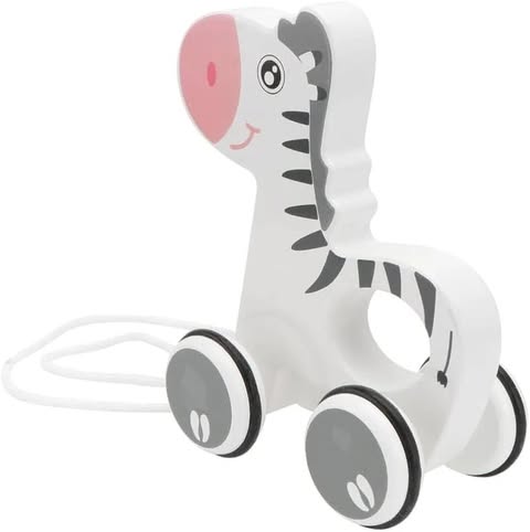 Wooden Pull Along Toy - Beautiful Pull Along Toy for Baby Boy & Girl 