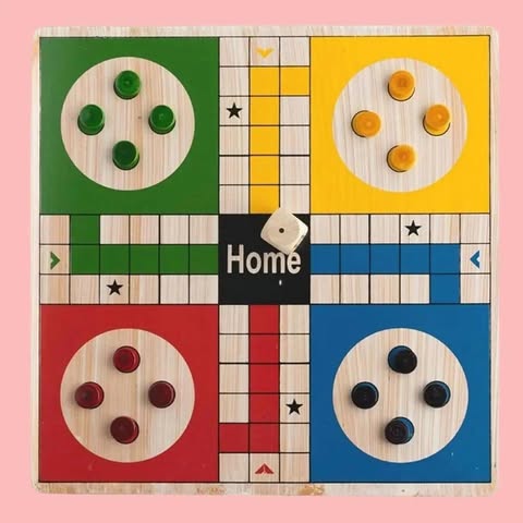 2 in 1 ( Wooden ludo with Snake and Ladder )