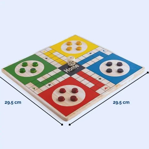 2 in 1 ( Wooden ludo with Snake and Ladder )