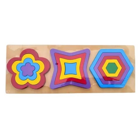 Wooden Learning Shapes 