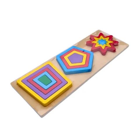 Wooden Learning Shapes 