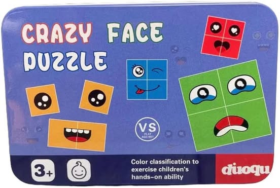 Kids Face Changing Magic Cube Puzzle for Kids