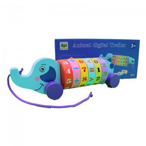 Wooden Animal Digital Trailer