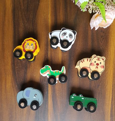 Animal Shaped Wooden Toys; Montessori Toys for Toddlers
