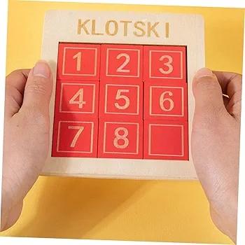 Digital Huaheong Road Sliding Number Puzzle Wooden Baby Teaching Supplies