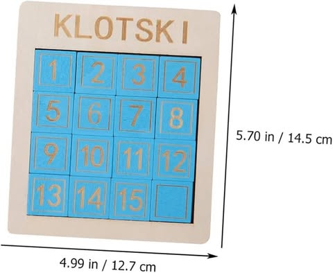 Digital Huaheong Road Sliding Number Puzzle Wooden Baby Teaching Supplies