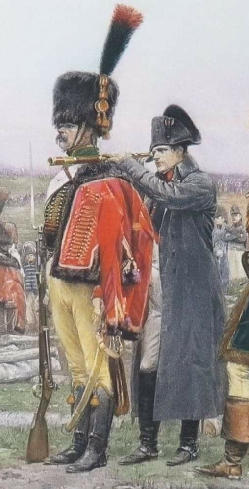 Napoléon avec un chasseur à cheval