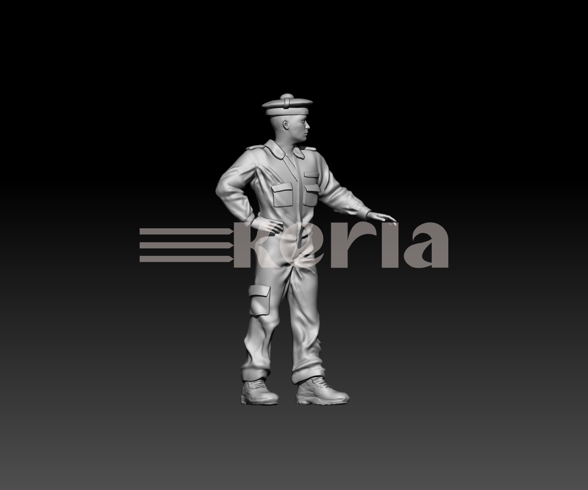 Marin français appuyé - n°2