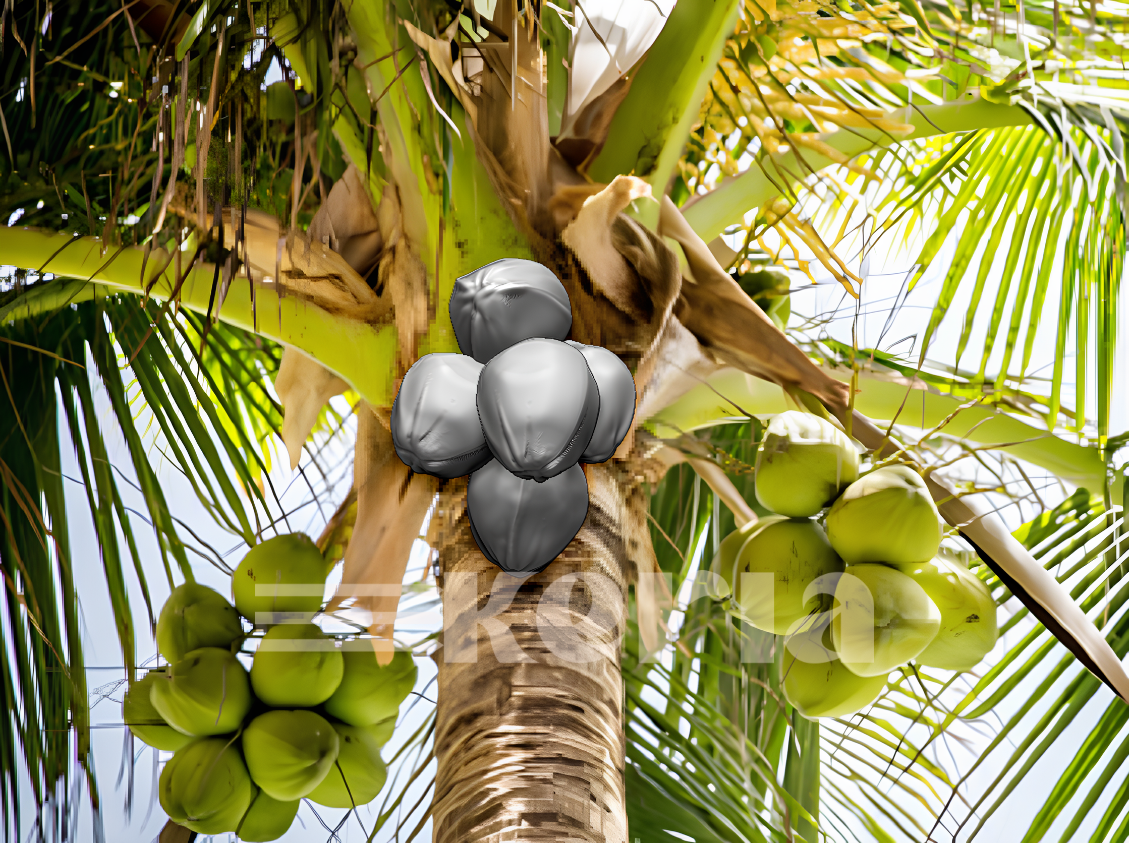 Grappe de noix de coco 