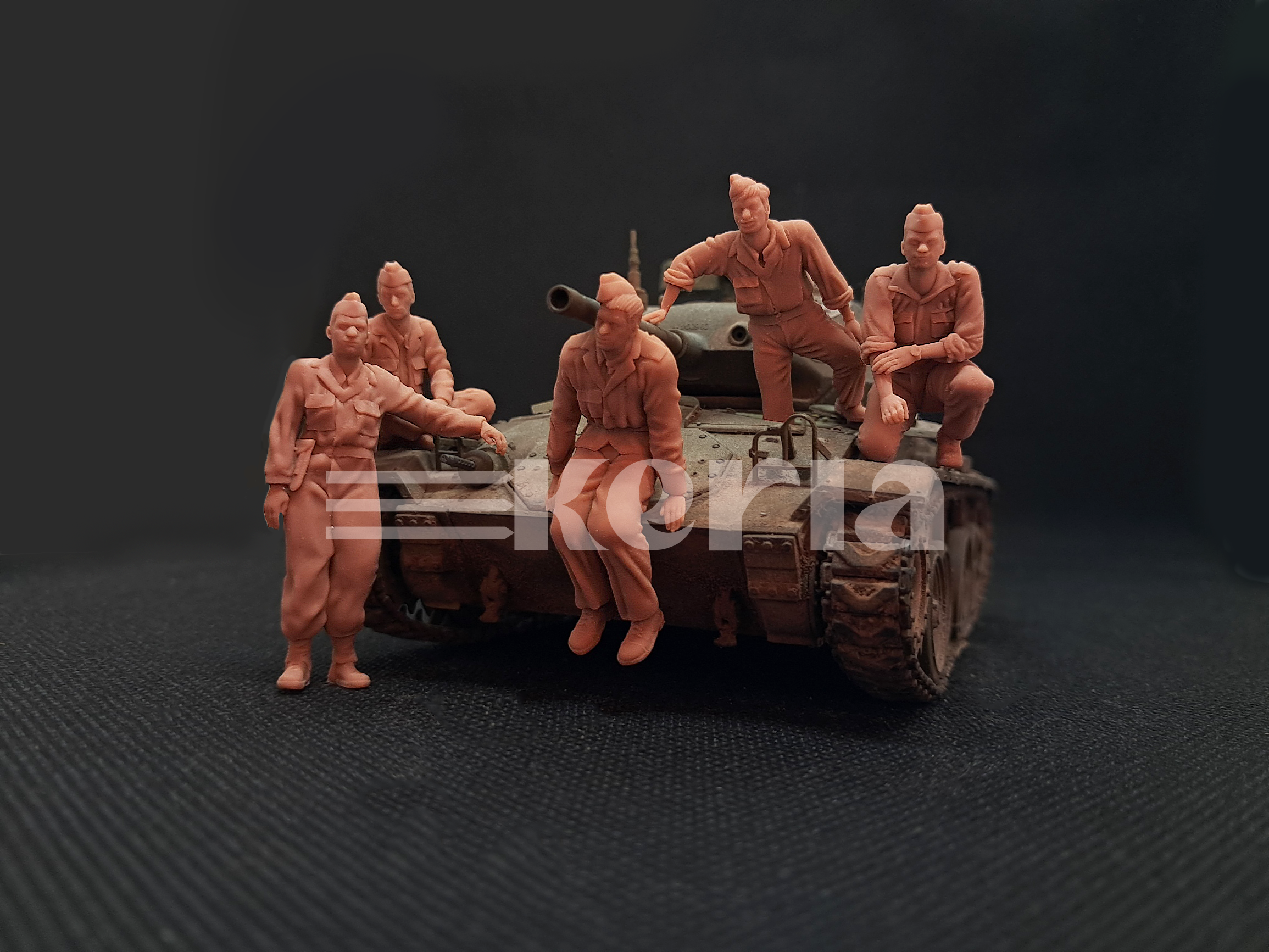 Tankistes en Algérie