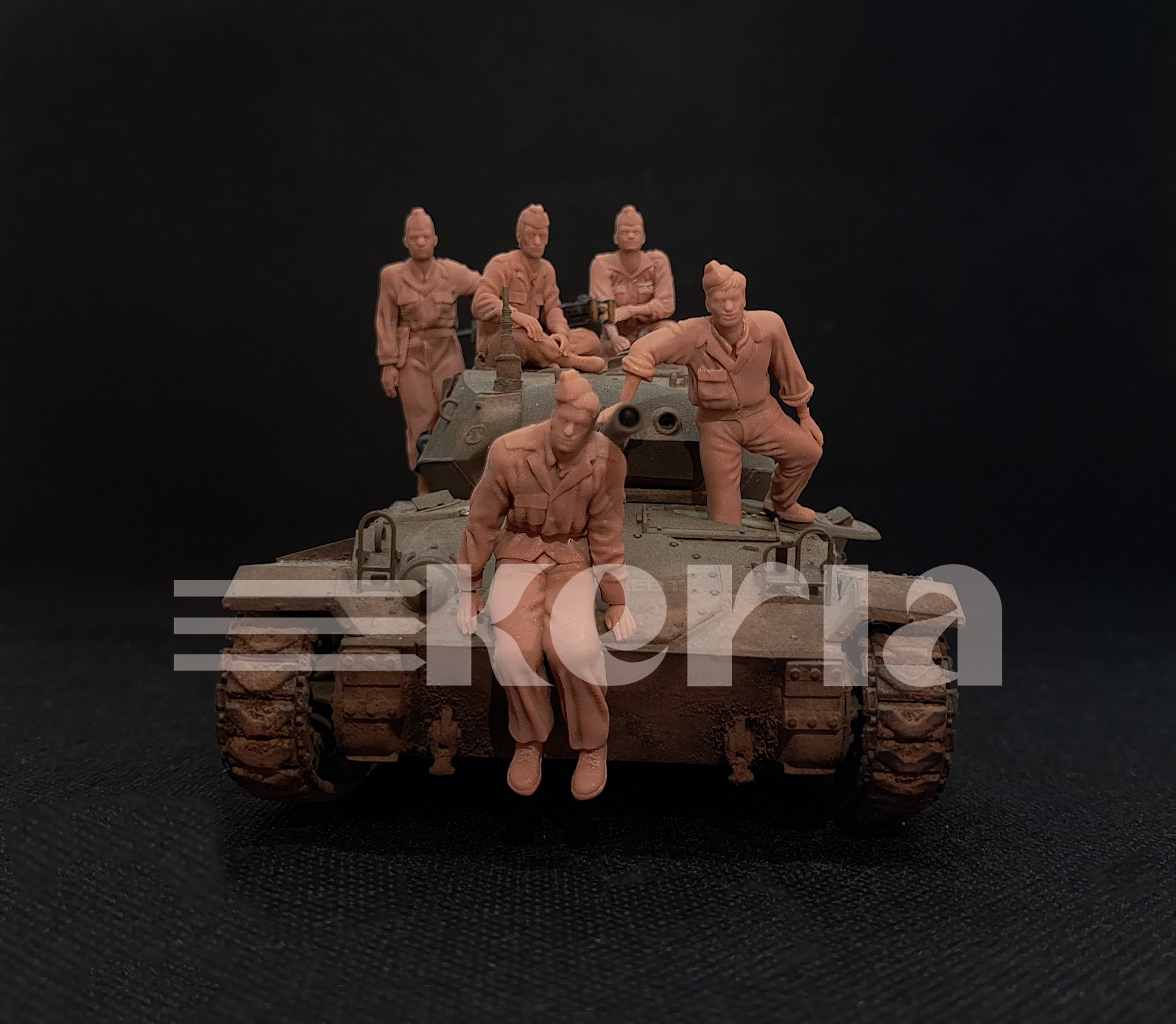 Tankistes en Algérie