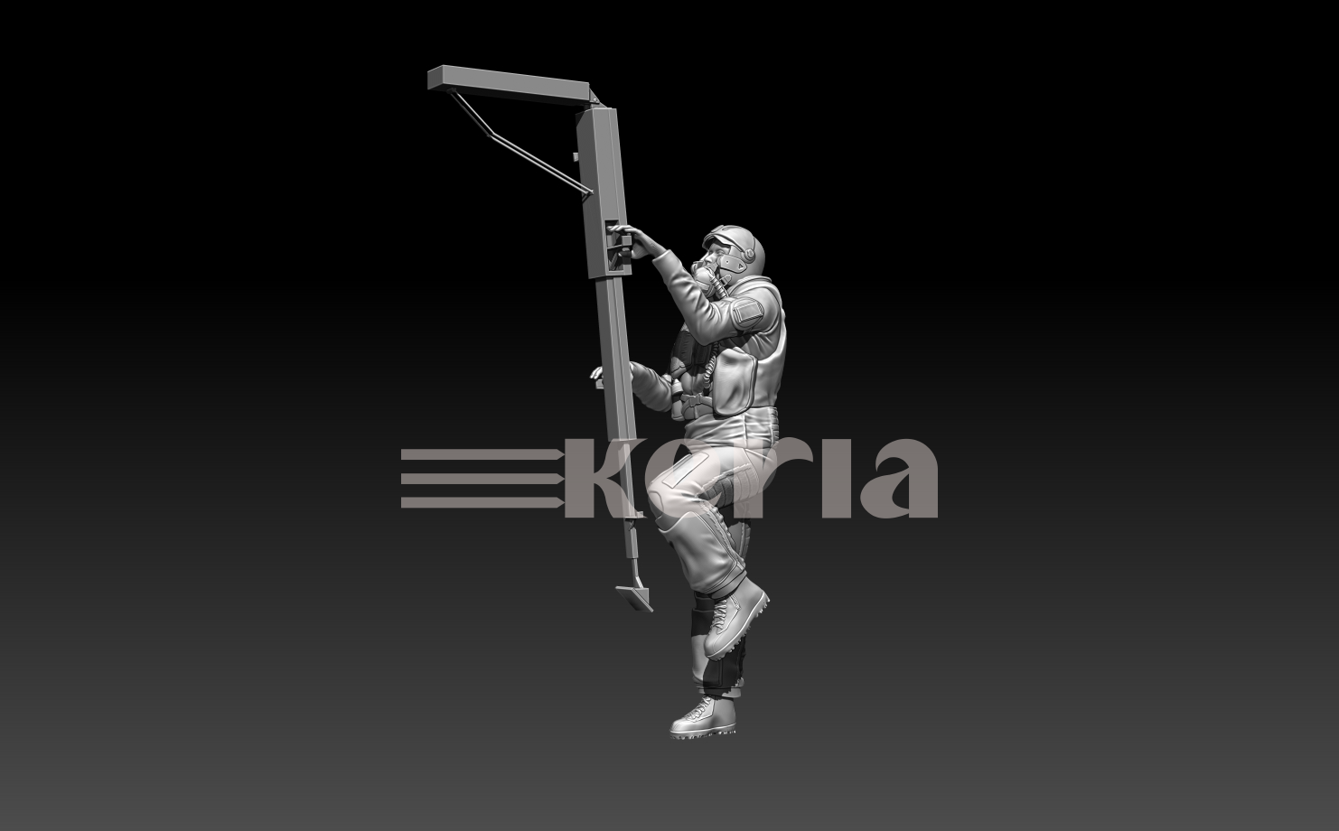 Pilote de rafale montant