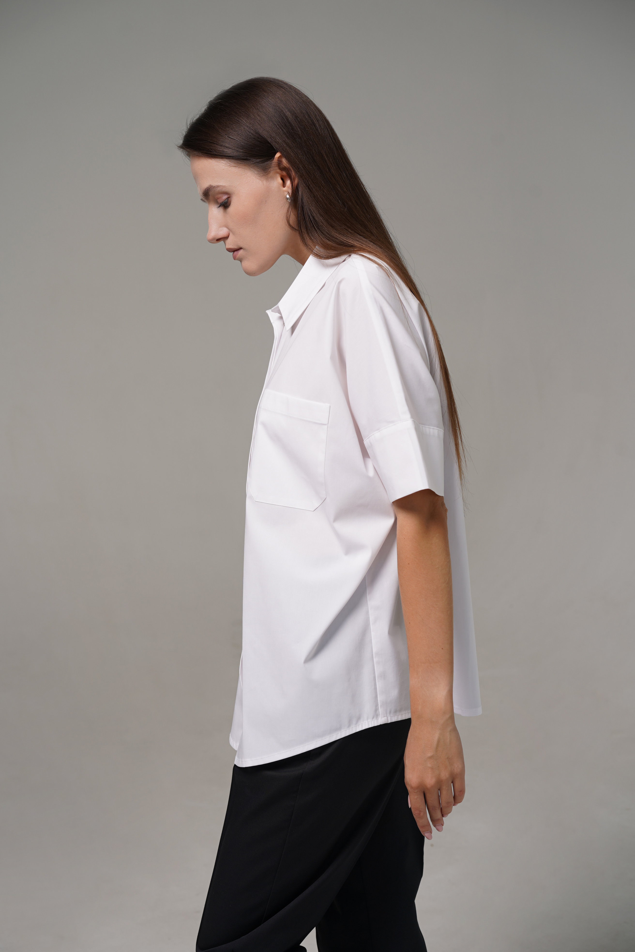 hellomyuniform woman's white MEDICAL SHIRT 003