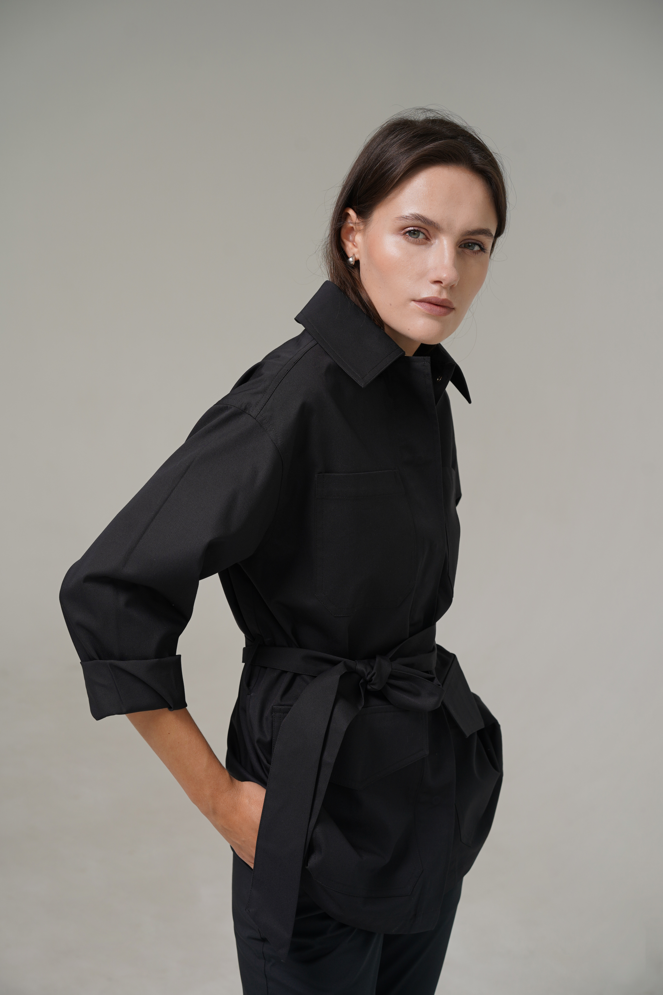 hellomyuniform woman's black JACKET 002