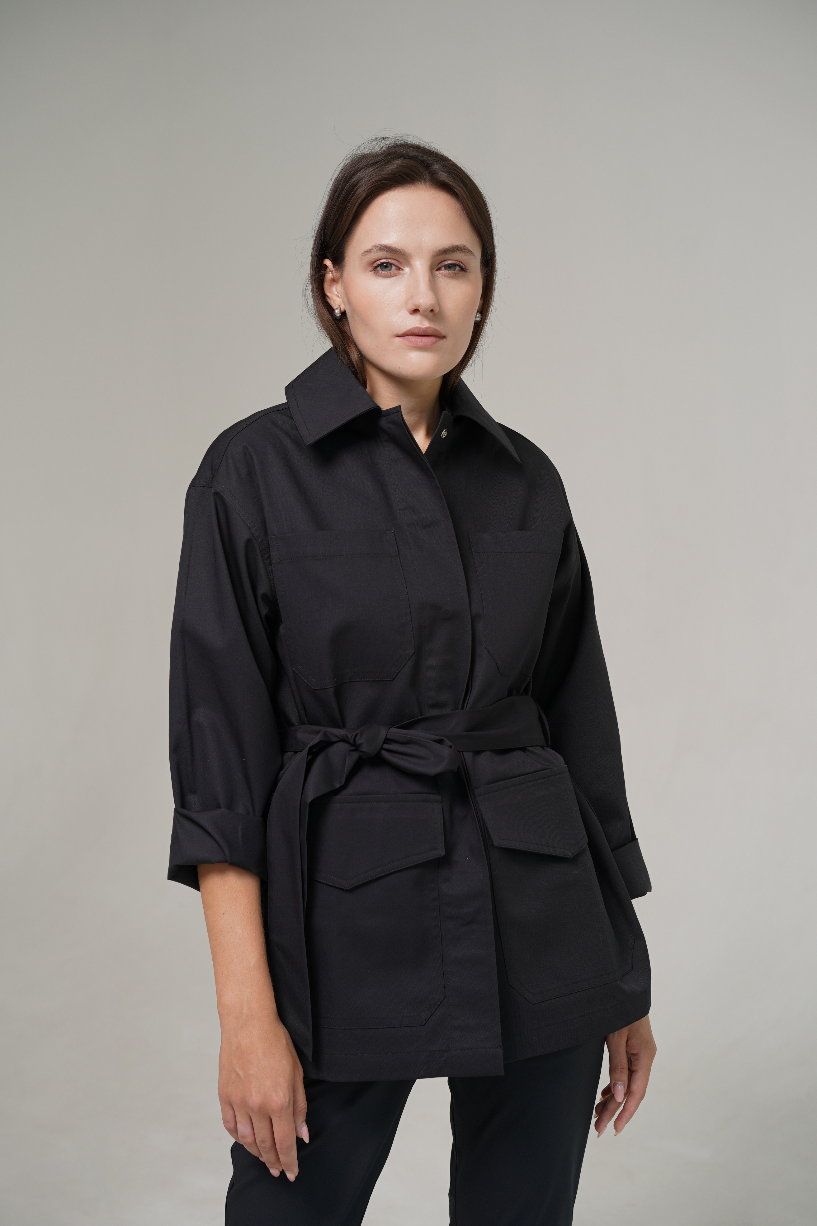 hellomyuniform woman's black JACKET 002