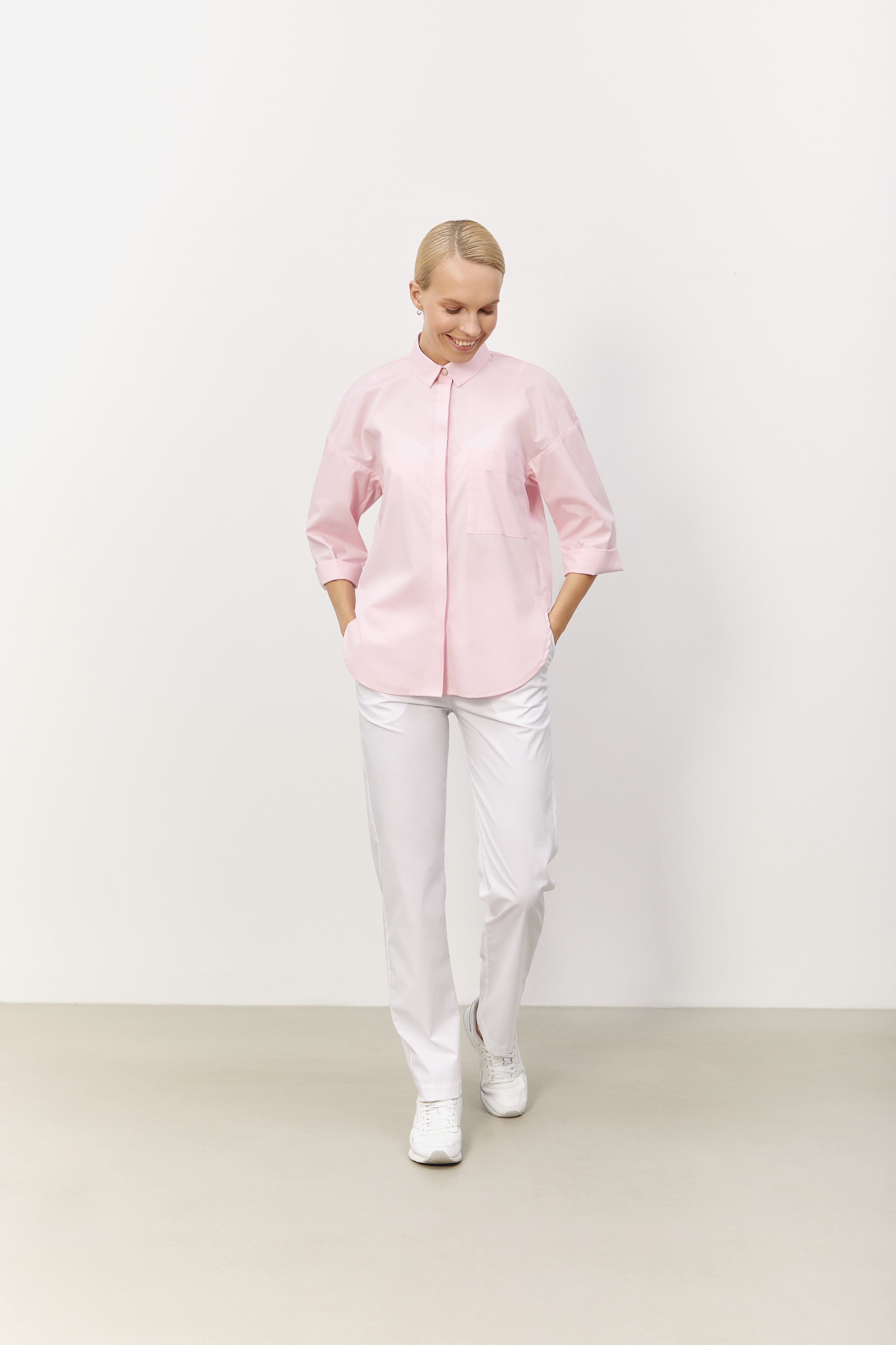 hellomyuniform woman's white TROUSERS 003