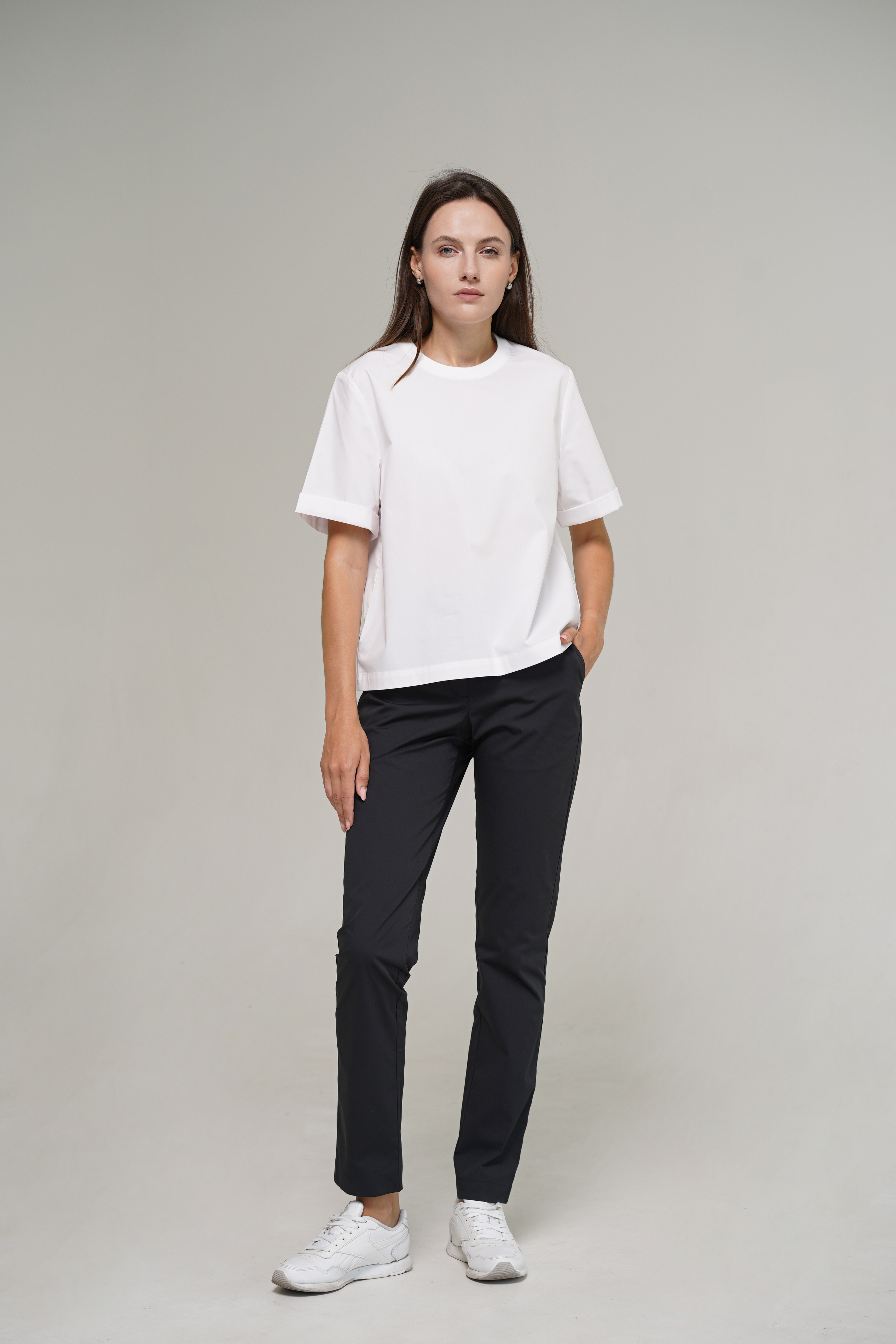 hellomyuniform woman's white TOP 005