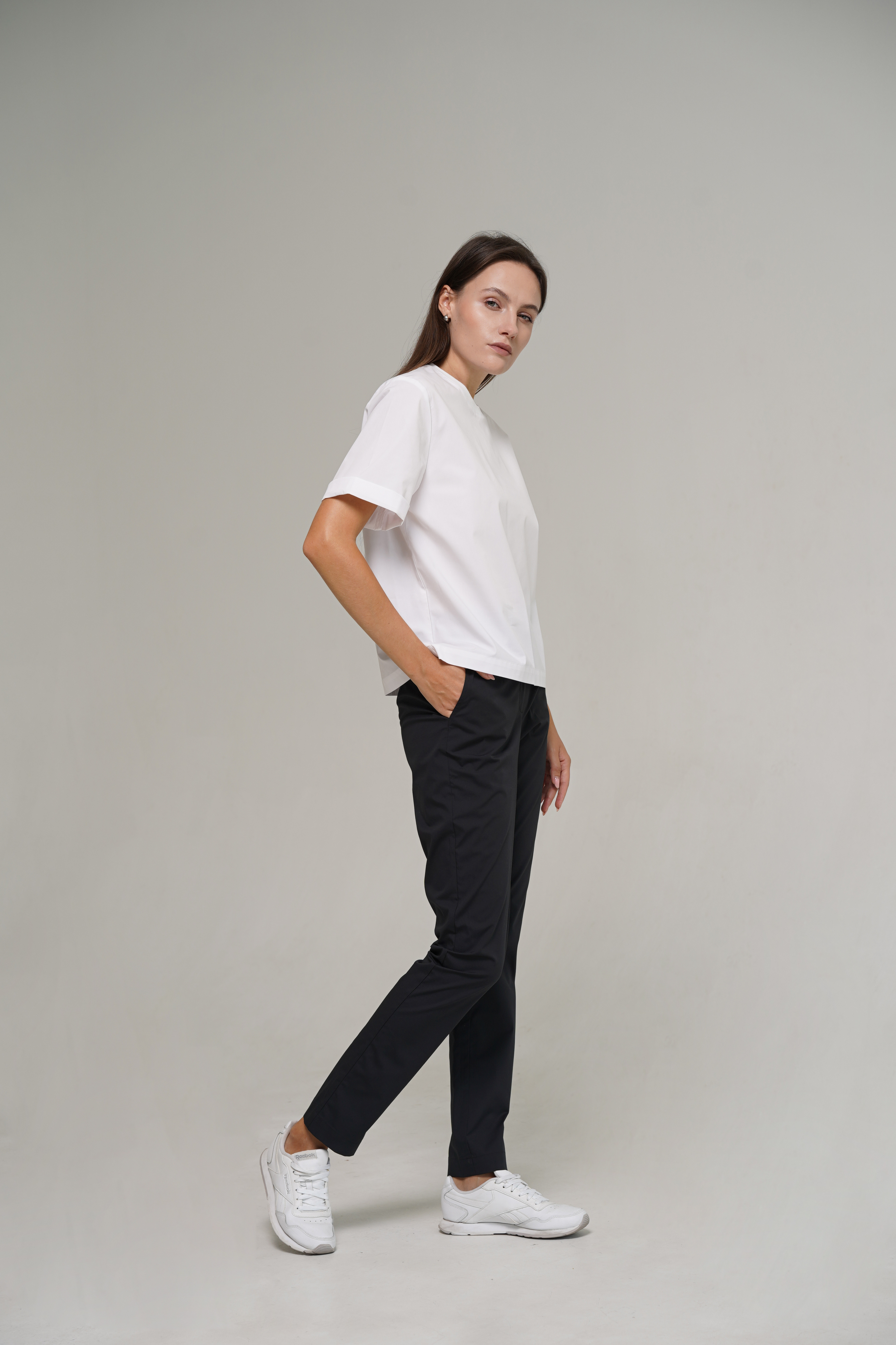 hellomyuniform woman's white TOP 005