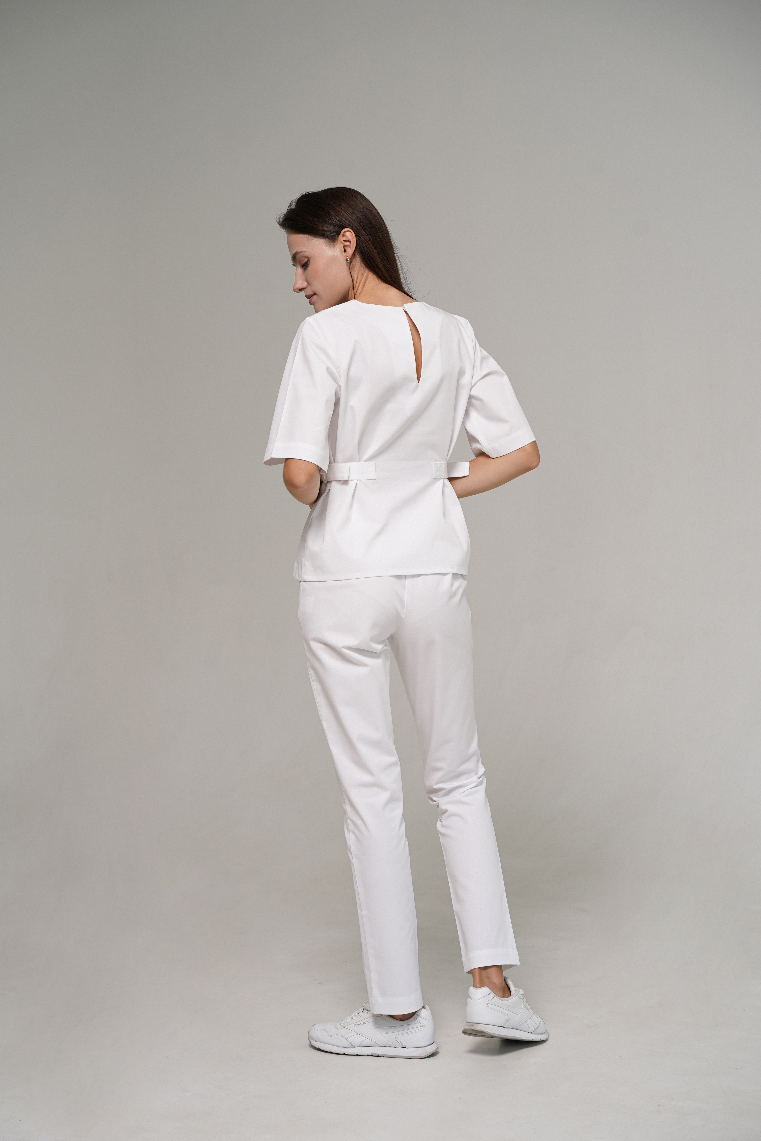 hellomyuniform woman's white TOP 003