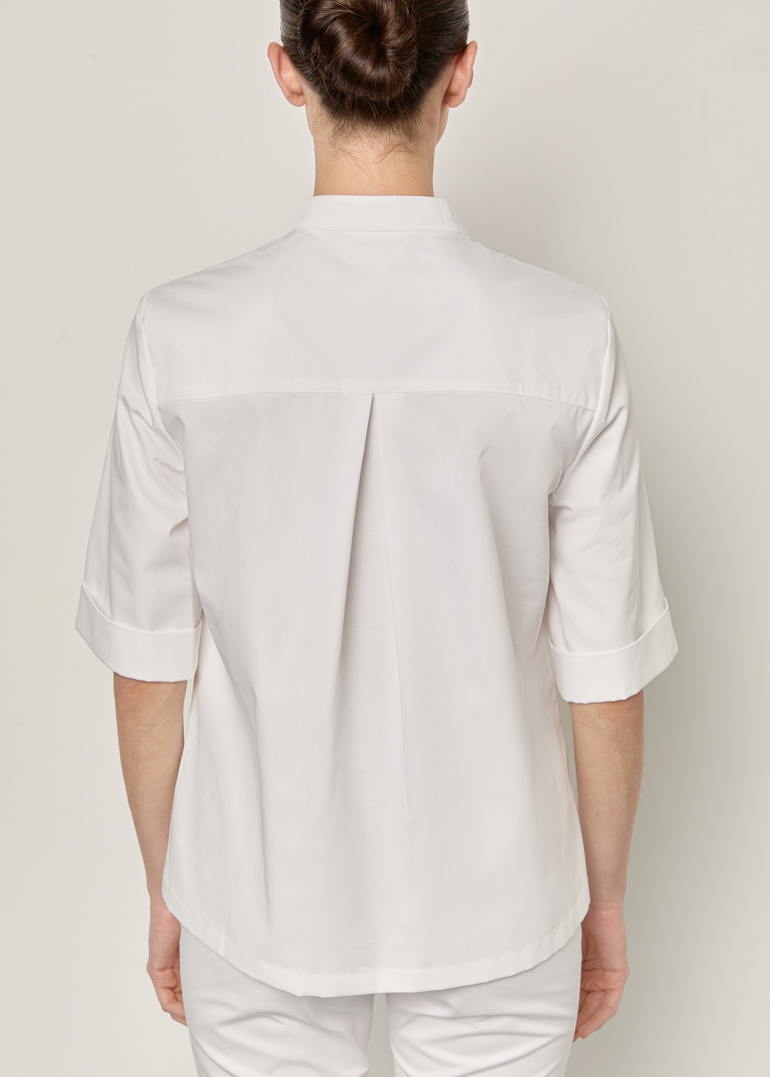 hellomyuniform woman's white TOP 007