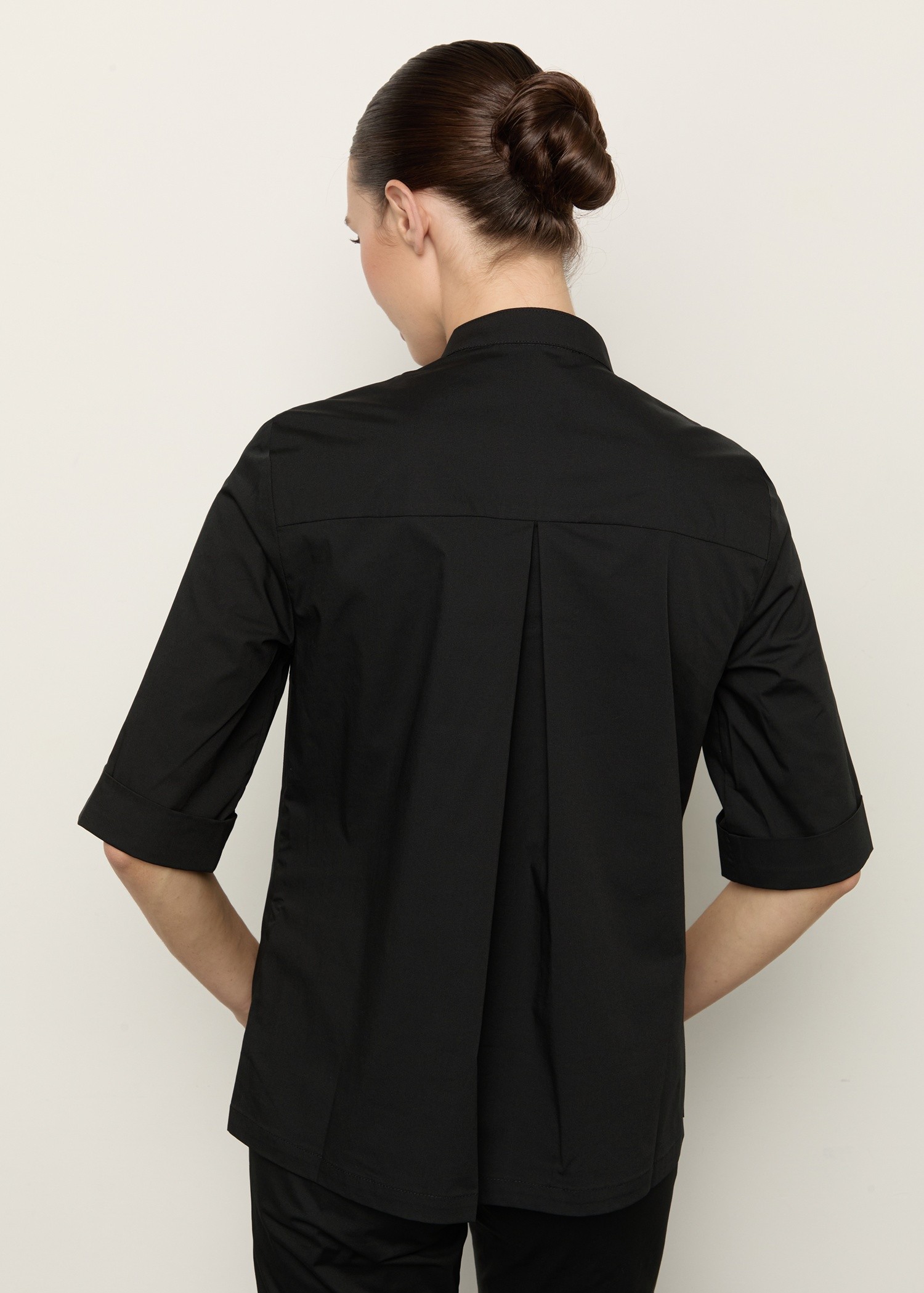 hellomyuniform woman's black TOP 007