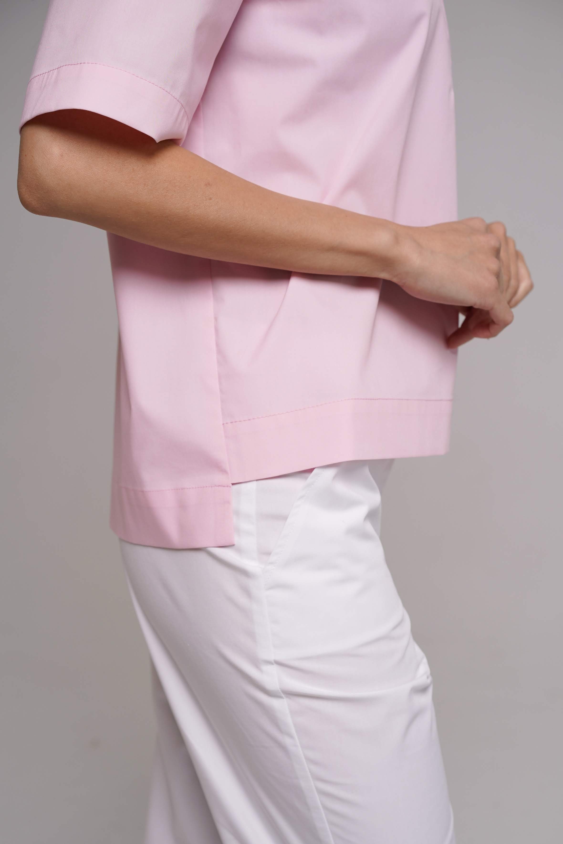 hellomyuniform woman's pink TOP 001