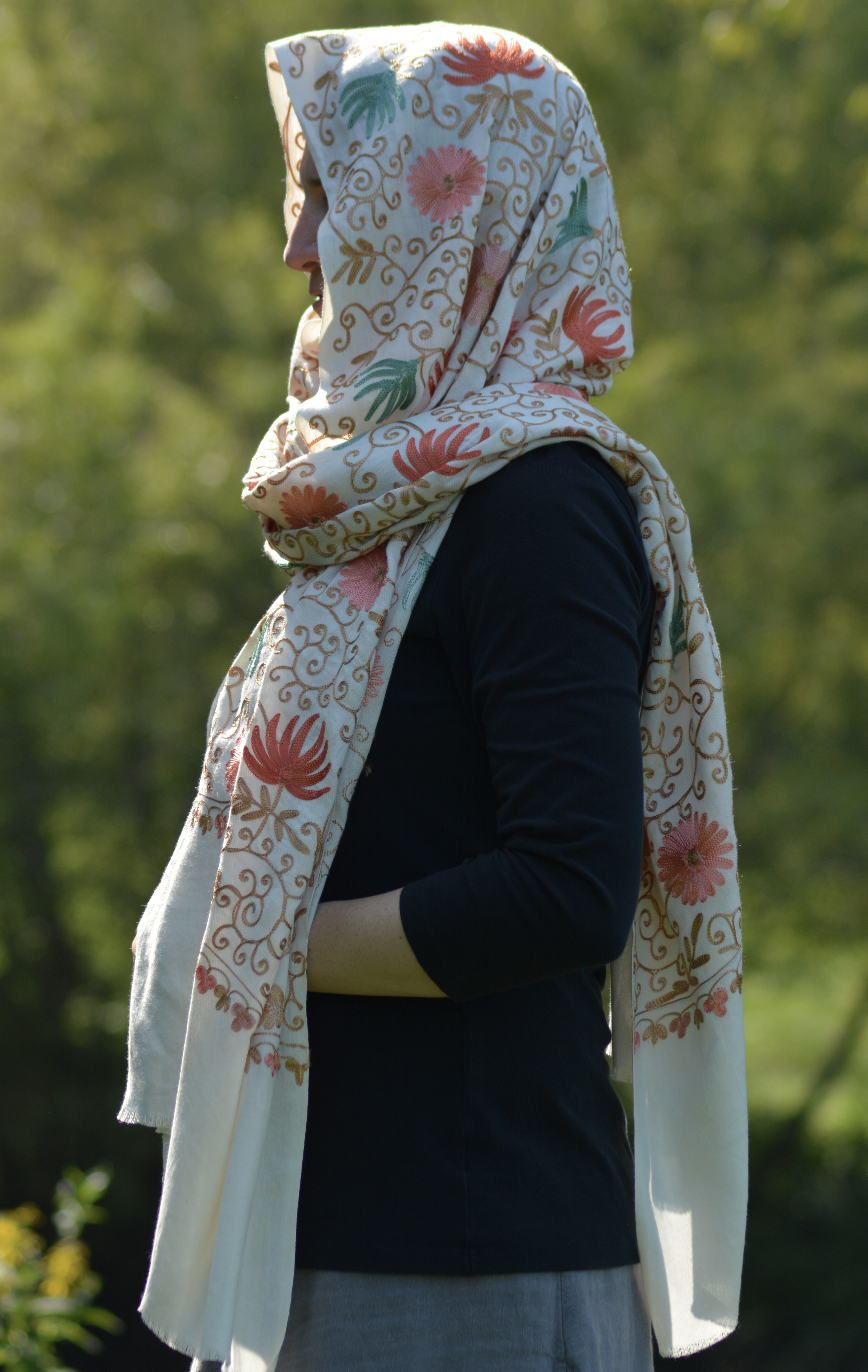 Therese's Flowers Veil