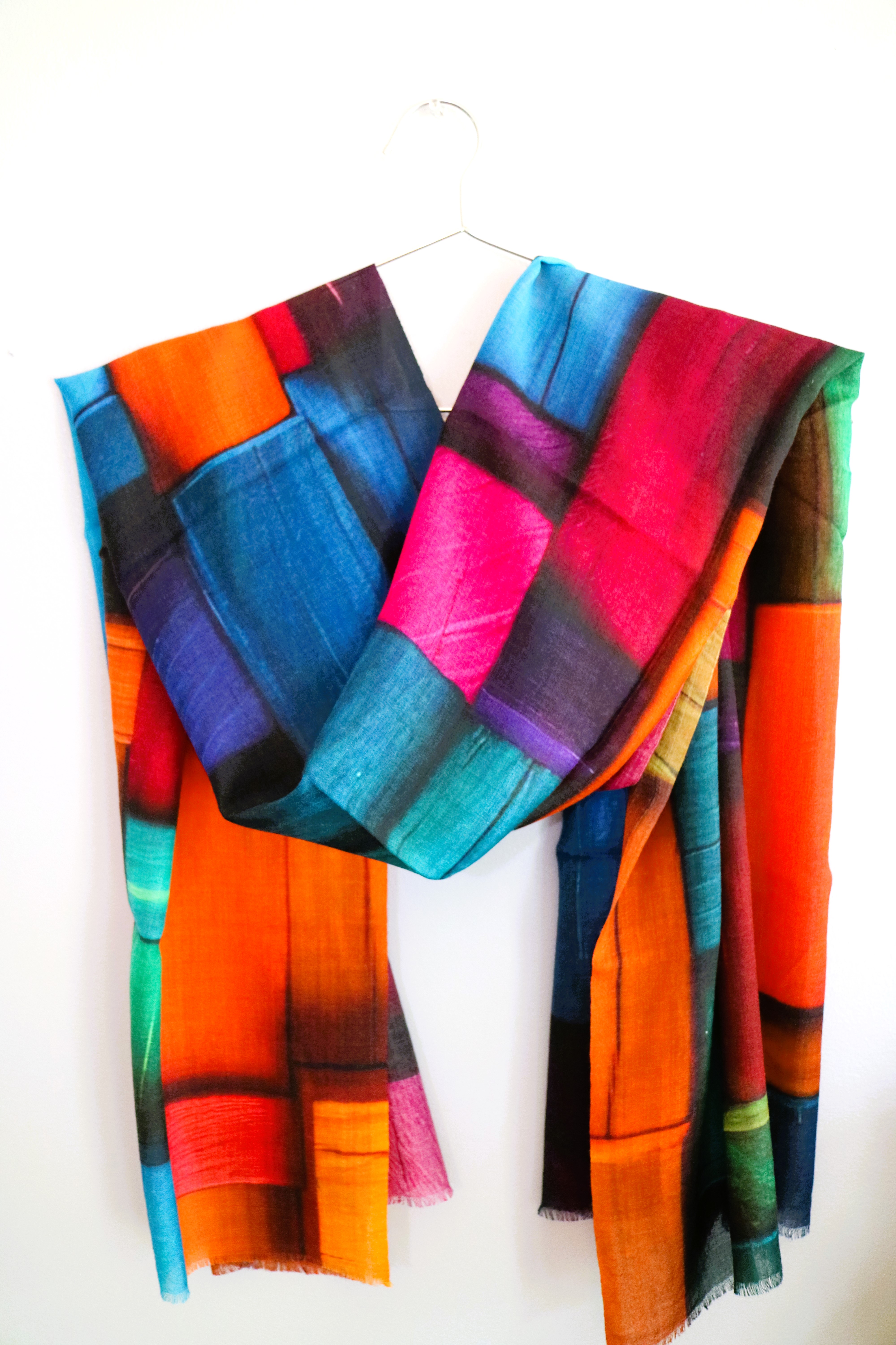 Colorful Bricks Scarf