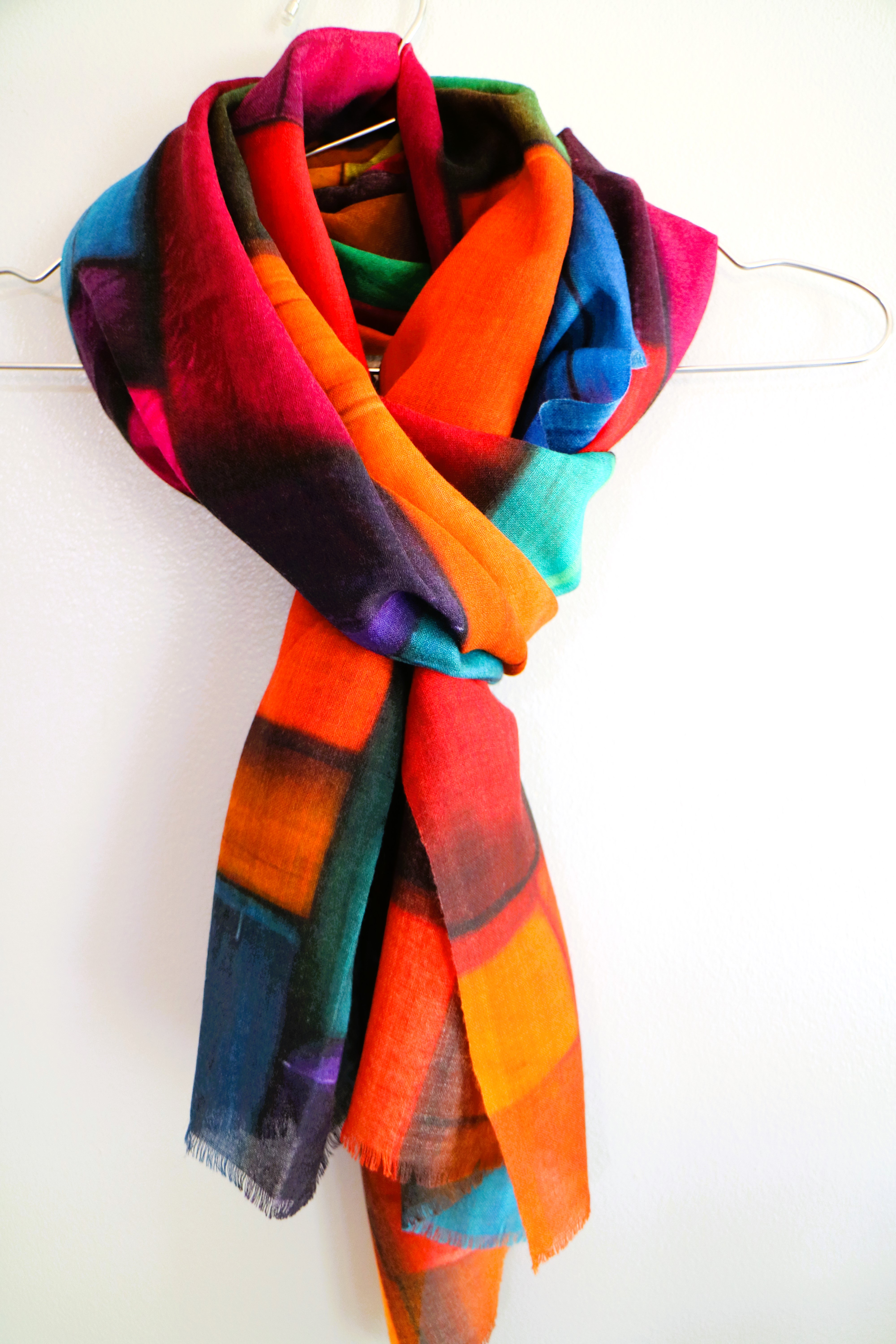 Colorful Bricks Scarf