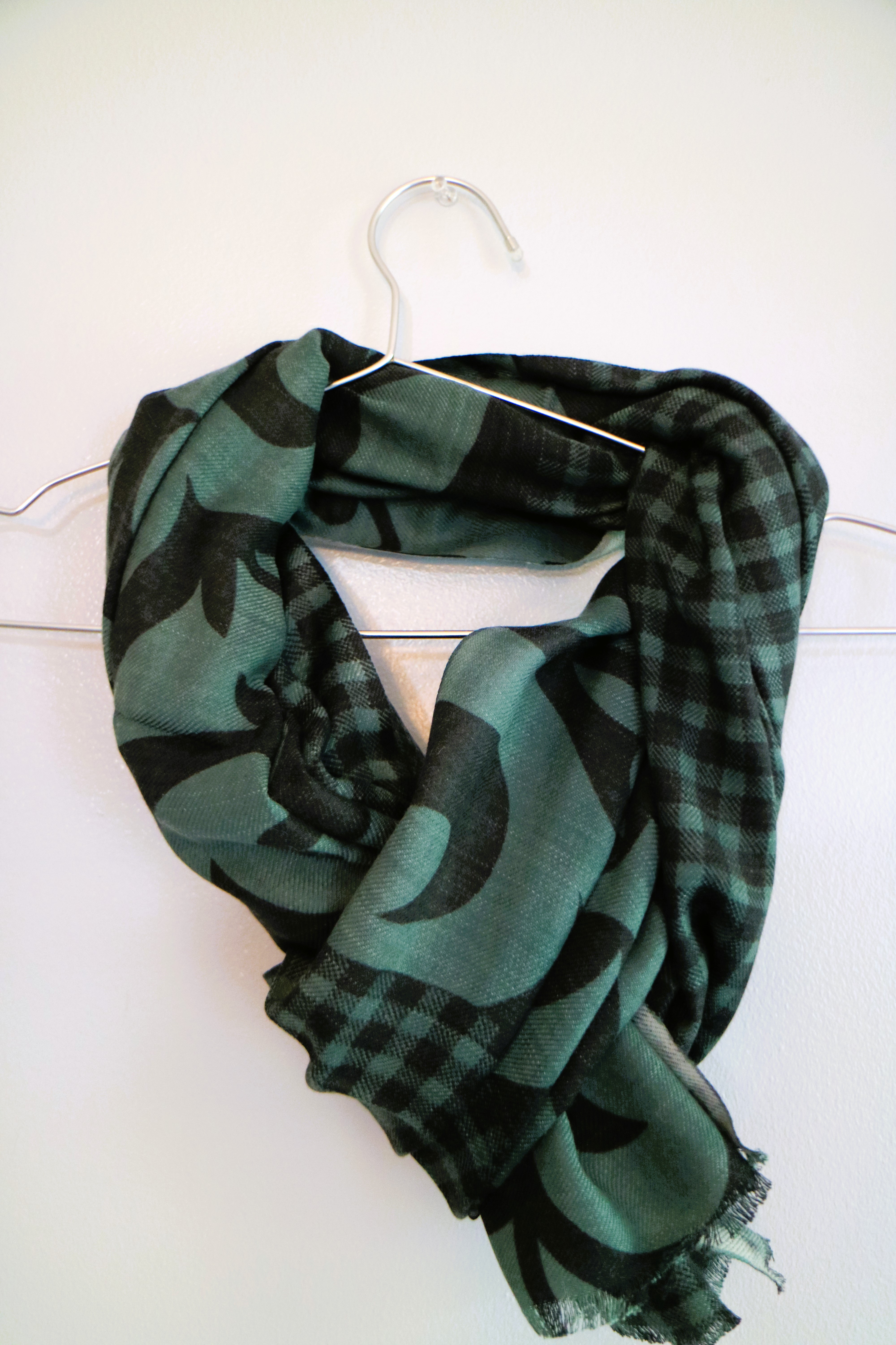 Green Mixed Scarf